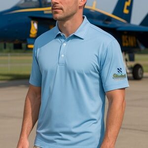 Fairway & Greene Blue Angels Polo XL Blue Golf Resort Spring 2023 Coastal Vibe